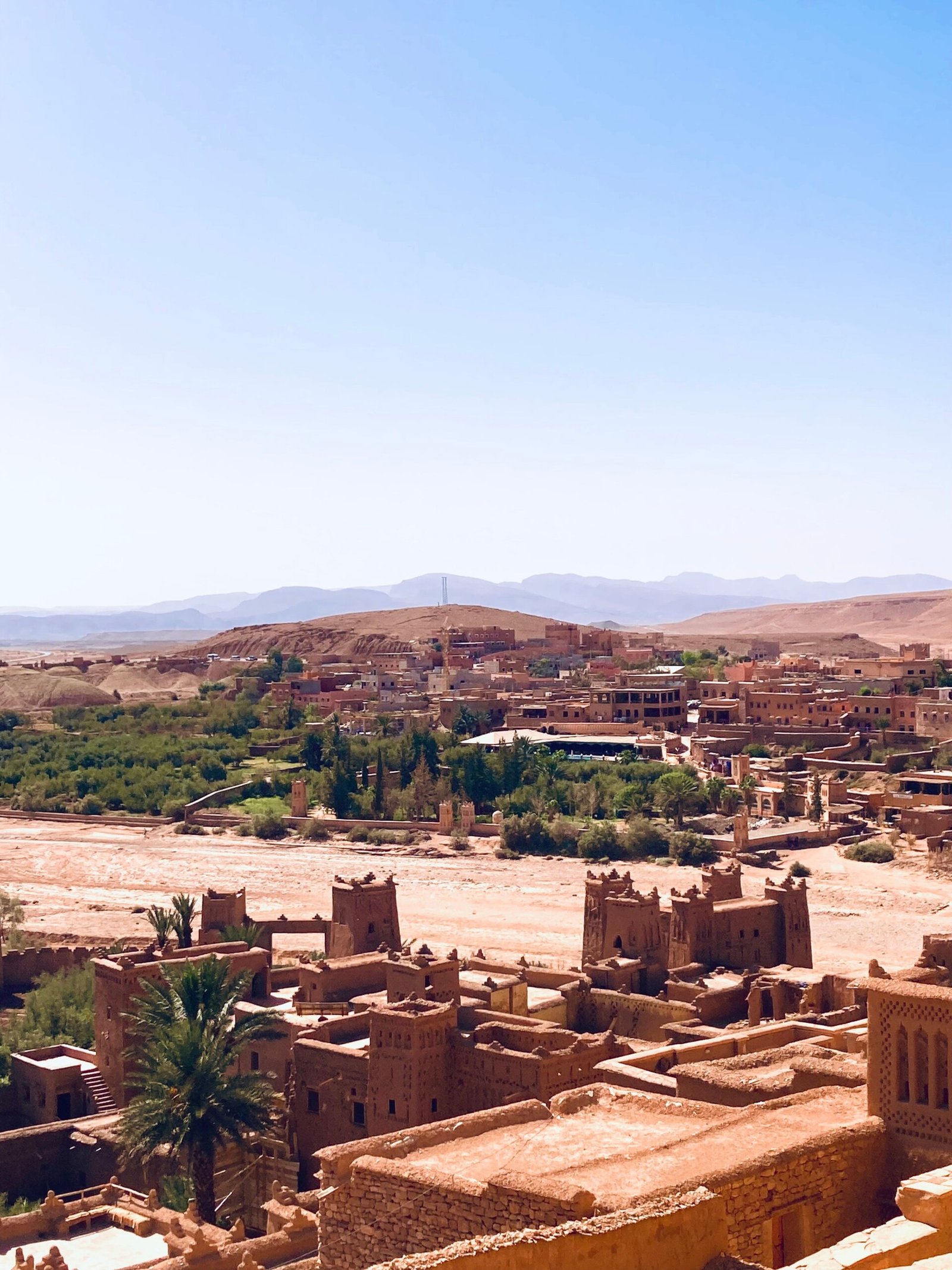 Palm groves and kasbahs of the Draa Valley