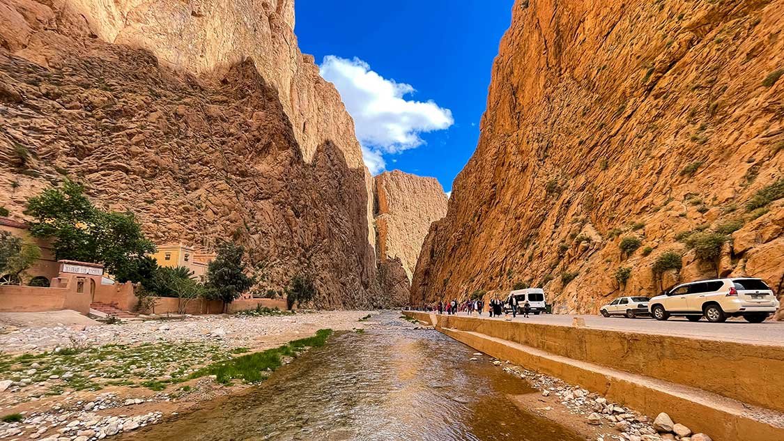 Todra Gorge canyon road
