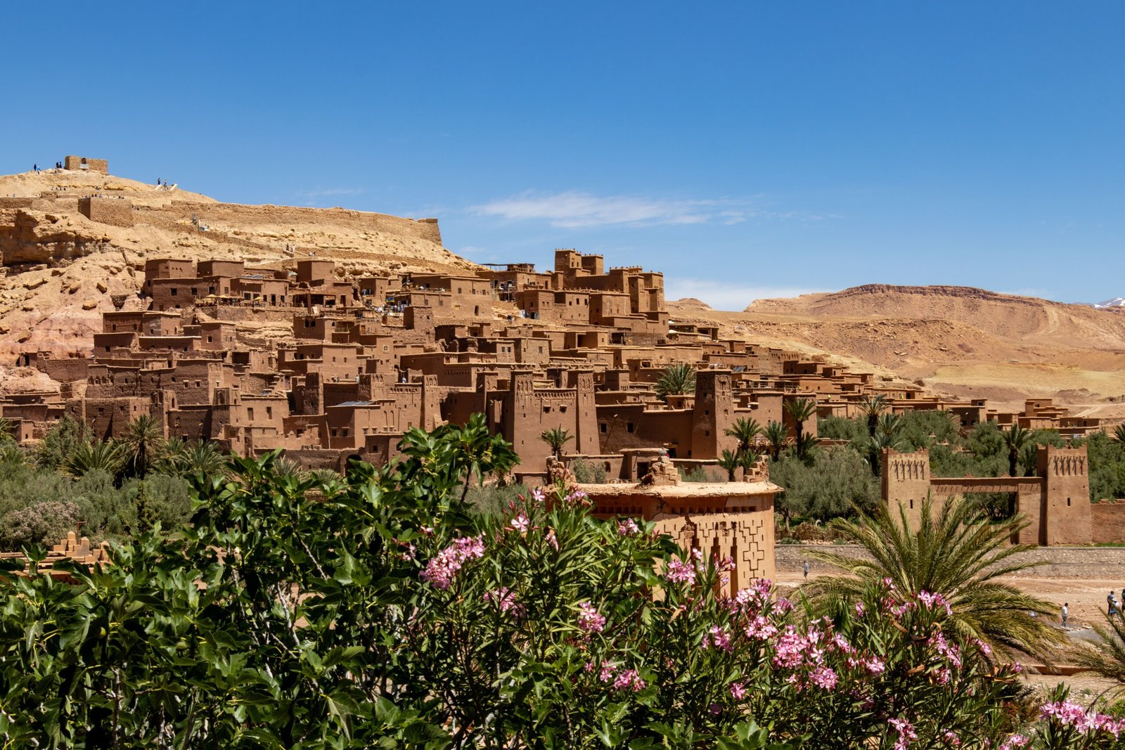 The UNESCO-listed ksar of Aït Ben Haddou at sunset