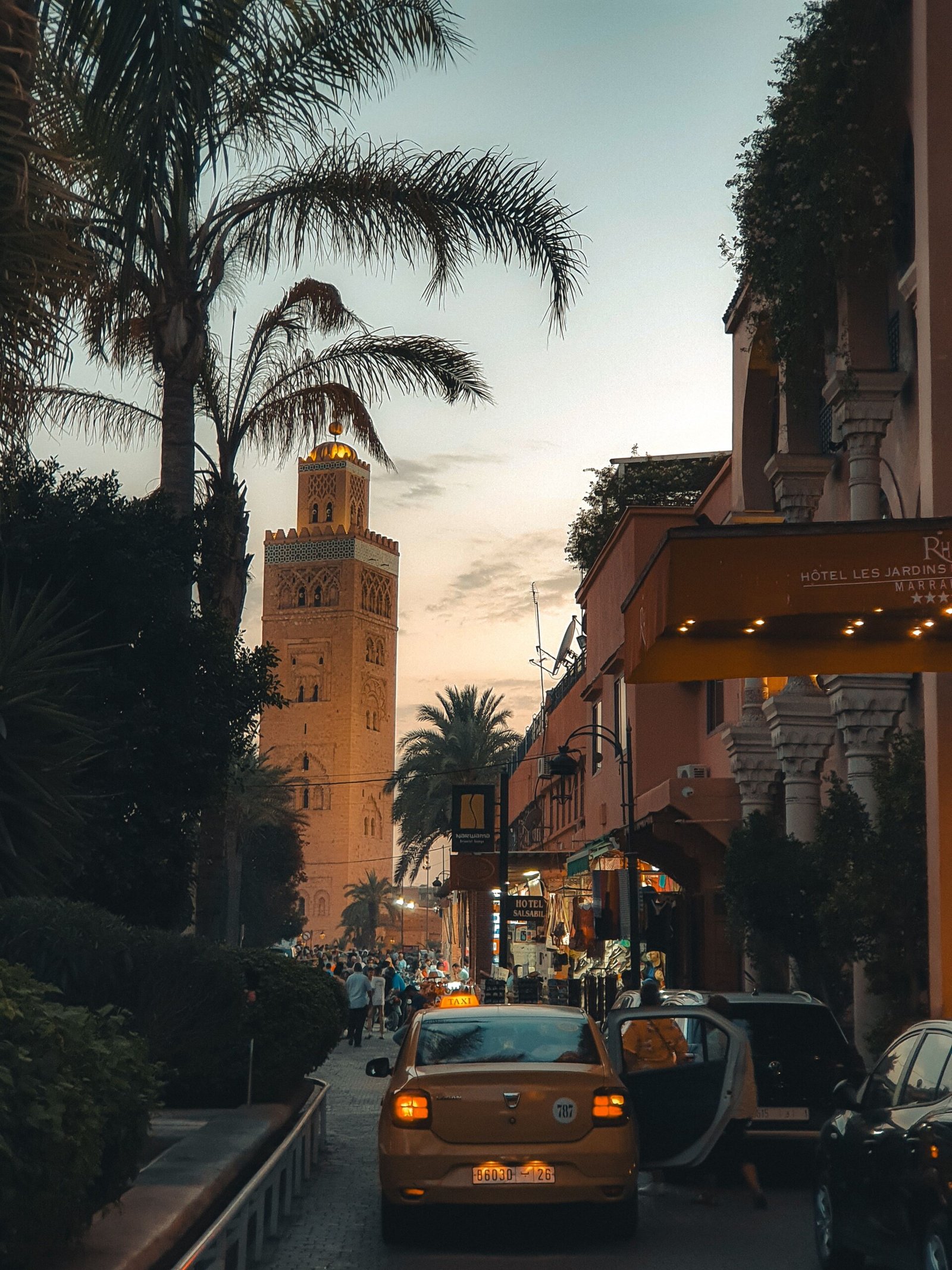 Morning light over the Marrakech medina
